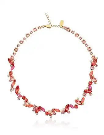 Ariana necklace gold coral combo