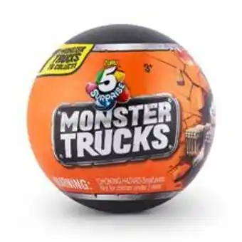 5 surprise monster truck