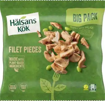 Filet pieces, fryst