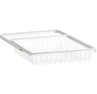 Hornbach Trådback elfa utdragbar för 40cm konsoler hxb 85x449mm vit, 264110 erbjuda