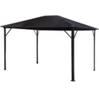 Hornbach Paviljong garden place costa 3x3,65m med polykarbonattak erbjuda