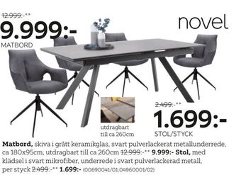 XXXLutz Stol/styck erbjuda