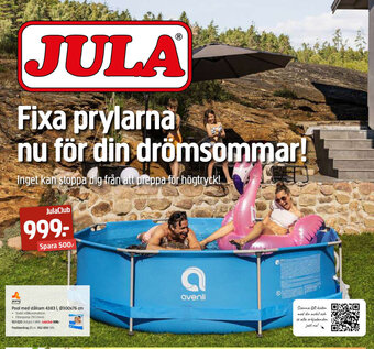 Jula Pool Med Stålram 4383 l, Ø300x76 cm erbjuda