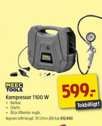 Jula Kompressor 1100 W erbjuda