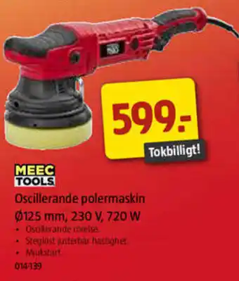 Jula Oscillerande Polermaskin Ø125 mm,230V, 720 W erbjuda