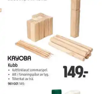 Jula Kayoba Kubb erbjuda