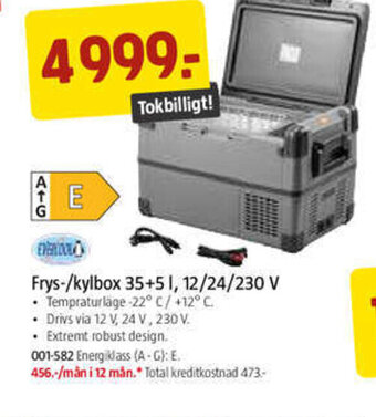 Jula Frys-/Kylbox 35+5 l , 12/24/230 V erbjuda