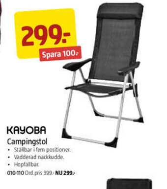 Jula Campingstol erbjuda