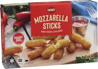 City Gross Mozzarella sticks, fryst erbjuda