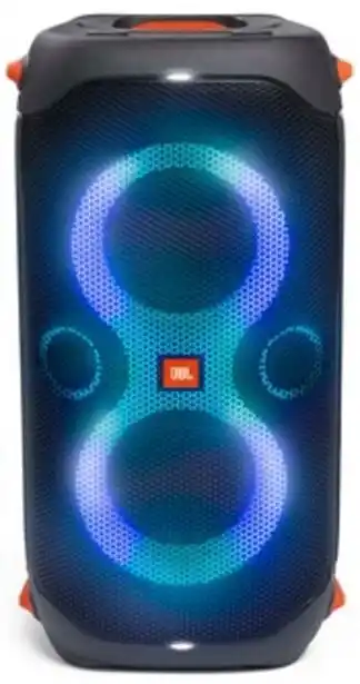 Clas Ohlson Jbl partybox 110, stänktålig högtalare med ljuseffekter erbjuda