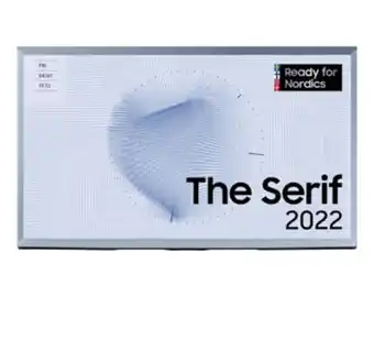 Samsung 55" the serif 4k smart tv cotton blue (2022) erbjuda