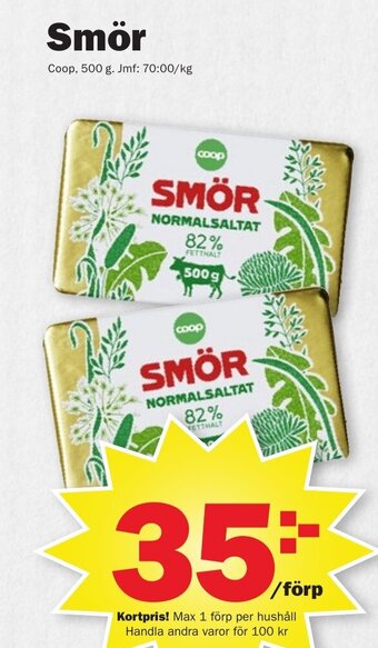 Pekås Smör erbjuda