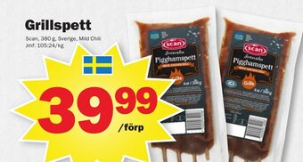 Pekås Grillspett erbjuda