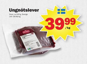 Pekås Ungnötslever erbjuda
