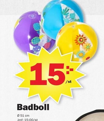 Pekås Badboll erbjuda