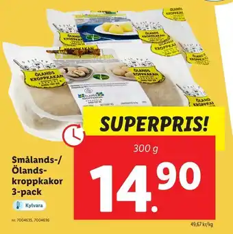Lidl Smålands/ Ölands kroppkakor erbjuda