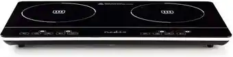 Nedis induktionsplatta | 3500w | timer | barnlås | lcd-skärm | svart/vit