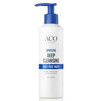 Apotek Hjärtat Aco spotless deep cleansing daily face wash 200 ml erbjuda