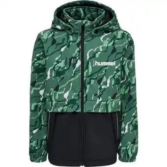 Outnorth Kids' hmlchuva softshell jacket blue spruce erbjuda