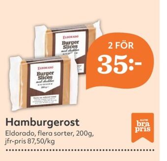 Hemköp Eldorado skivad ost erbjuda