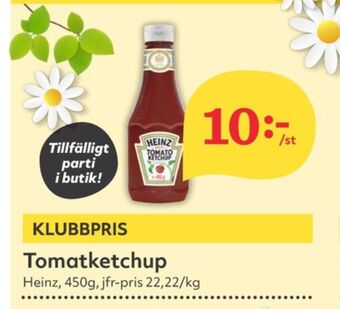Hemköp Heinz ketchup erbjuda