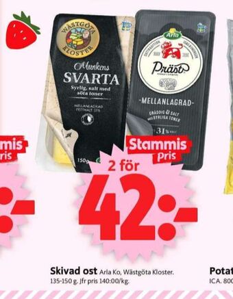 ICA Supermarket Arla skivad ost erbjuda