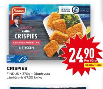 Willys Findus fisknuggets erbjuda
