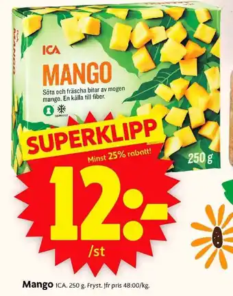 ICA Maxi Mango erbjuda