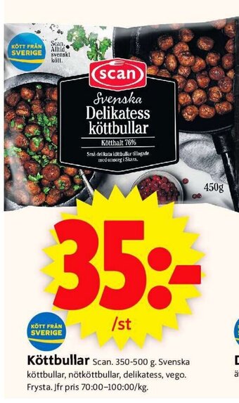 ICA Maxi Köttbullar erbjuda