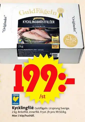 ICA Maxi Kycklingfilé erbjuda