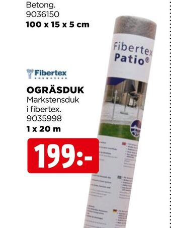 Jem&Fix Ogräsduk erbjuda