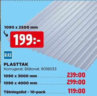 Jem&Fix Plasttak erbjuda