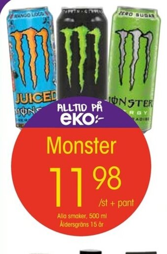 EKO Monster erbjuda
