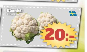 Bonum Matmarknad Blomkål erbjuda