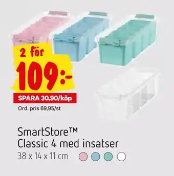City Gross SmartStore™ Classic 4 med insatser erbjuda