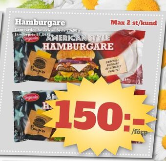 Bonum Matmarknad Hamburgare erbjuda