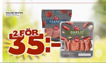 Bonum Matmarknad Salami snacks erbjuda