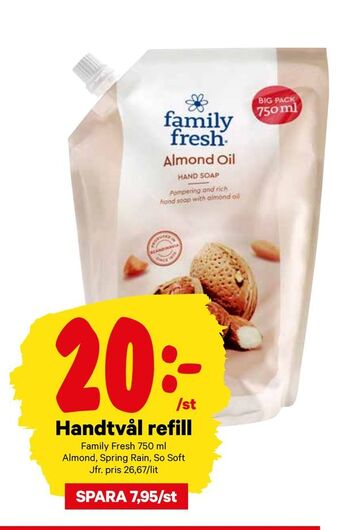 City Gross Handtvål refill erbjuda