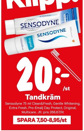 City Gross Tandkräm erbjuda