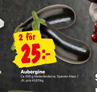 City Gross Aubergine erbjuda