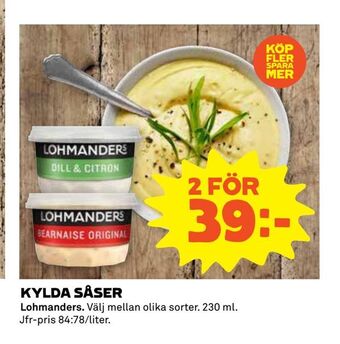 Coop Extra Kylda såser erbjuda