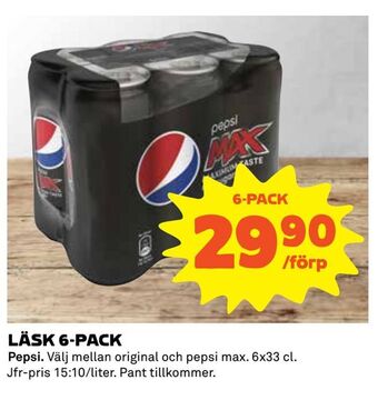Coop Extra Läsk 6-pack erbjuda