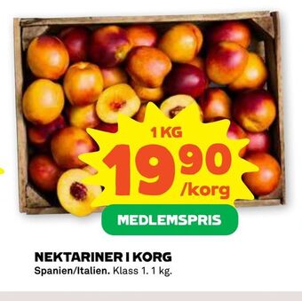 Coop Forum Nektariner i korg erbjuda