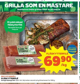 Coop Daglivs Fläskytterfilé erbjuda