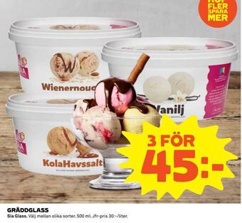 Coop Daglivs Gräddglass erbjuda