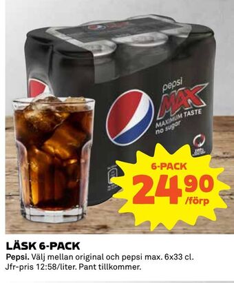 Coop Daglivs Läsk 6-pack erbjuda
