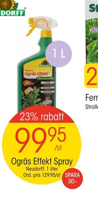 EKO Ogräs Effekt Spray erbjuda