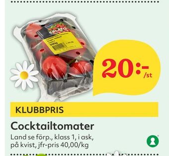 Hemköp Cocktailtomater erbjuda