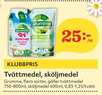 Hemköp Tvättmedel, sköljmedel erbjuda