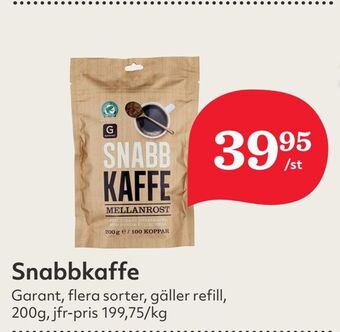 Hemköp Snabbkaffe erbjuda